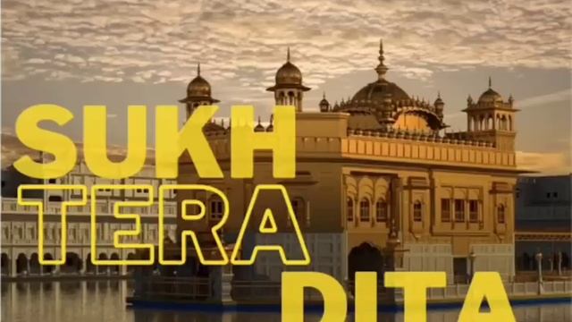 Sukh Tera Dita Lahiye | New Soothing Shabad | Bhai Harinder Singh | Slowed-reverb | NKJ #gurbani