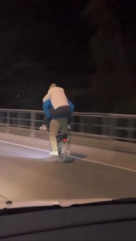 Экстремальное передвижение по Сочи. Вдвоём на одном колесе!