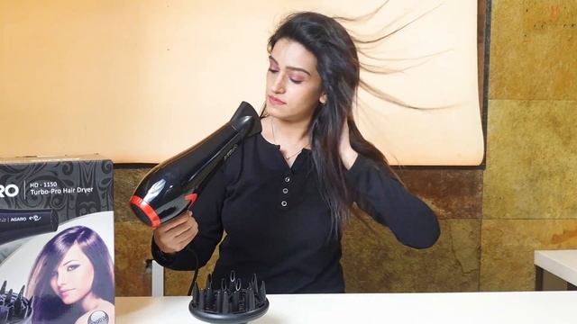 Best Hair Dryer Under 2000 in India | Affordable Hair Dryer AGARO HD-1150 | Bowtie and Lipsticks