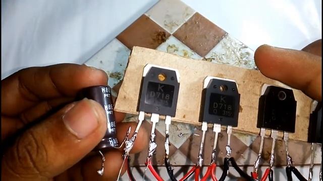 How to make audio amplifier 100%||Powerful amplifier||D718 Transistor Project||Engineer's Lab