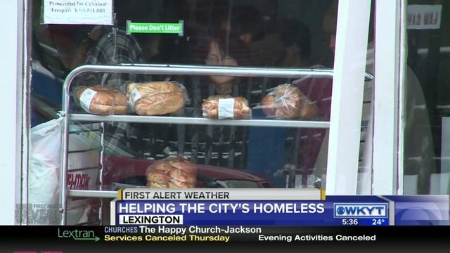 Helping Lexington's homeless during the winter storm
