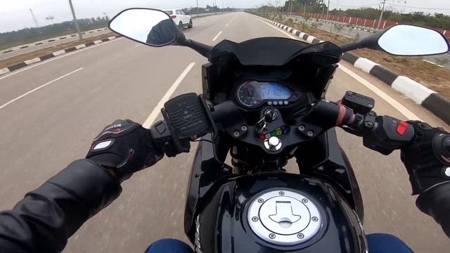 Pulsar 220F Acceleration and Top Speed Test: 0 to 60 & 100 km/h