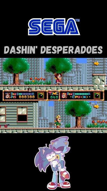 Dashin' Desperadoes | Sega Mega Drive (Genesis).