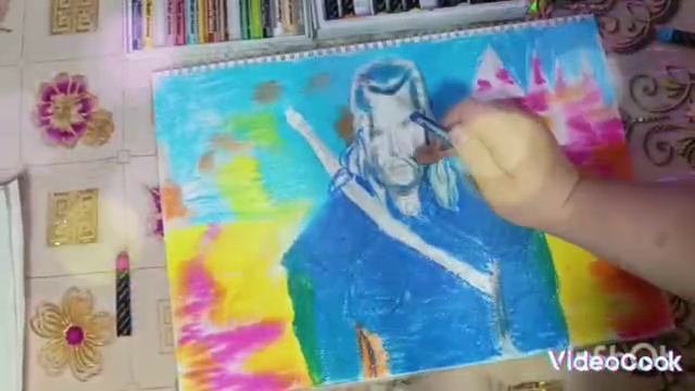 рисую ведьмака