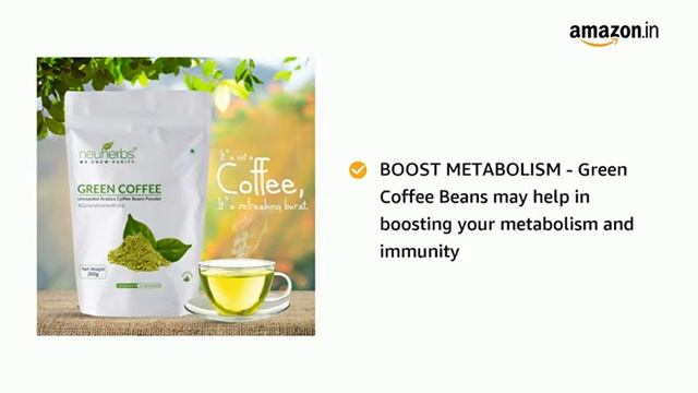 Neuherbs Green Coffee Beans powder For Weight Loss: 200 G! #Shorts