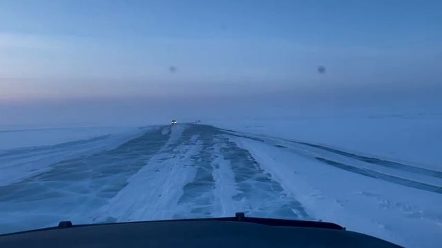 Ледовая переправа через Лену