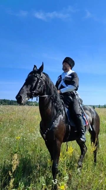 Павел Поляков на коне