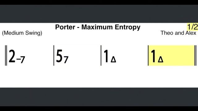 Porter - Maximum Entropy Progression
