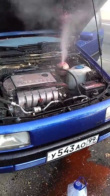 Шок контент! Извержение Passat VR6