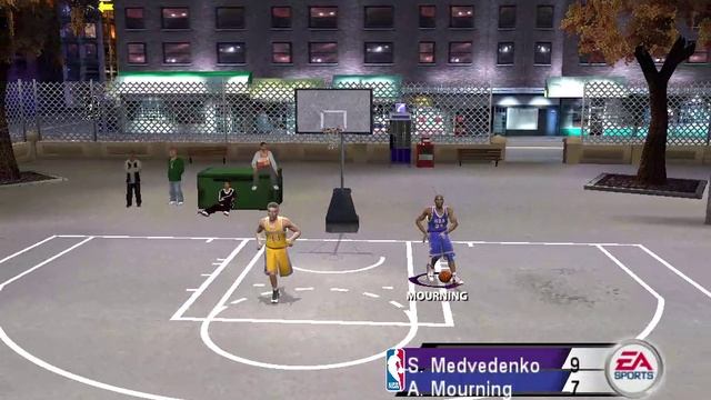 NBA LIVE 2005: Random 1 on 1 Slava Medvedenko vs Alonzo Mourning