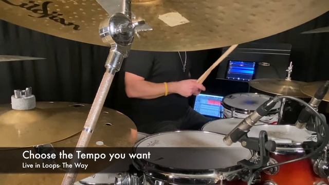 The Way . Live in Loops Practice Session with the App