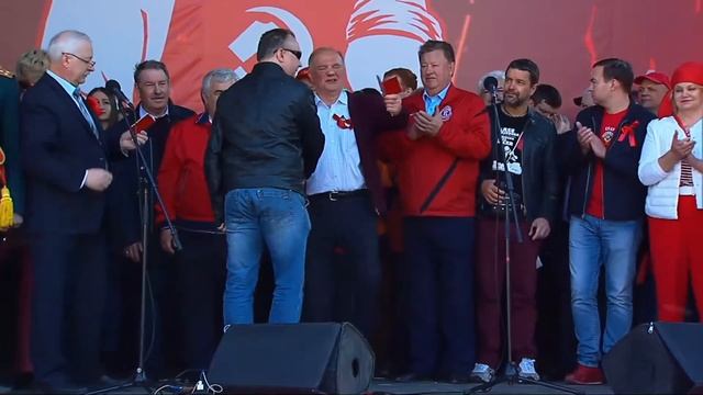Первомайская демонстрация   голос народа в борьбе за свои  права Москва, 01 05 2019