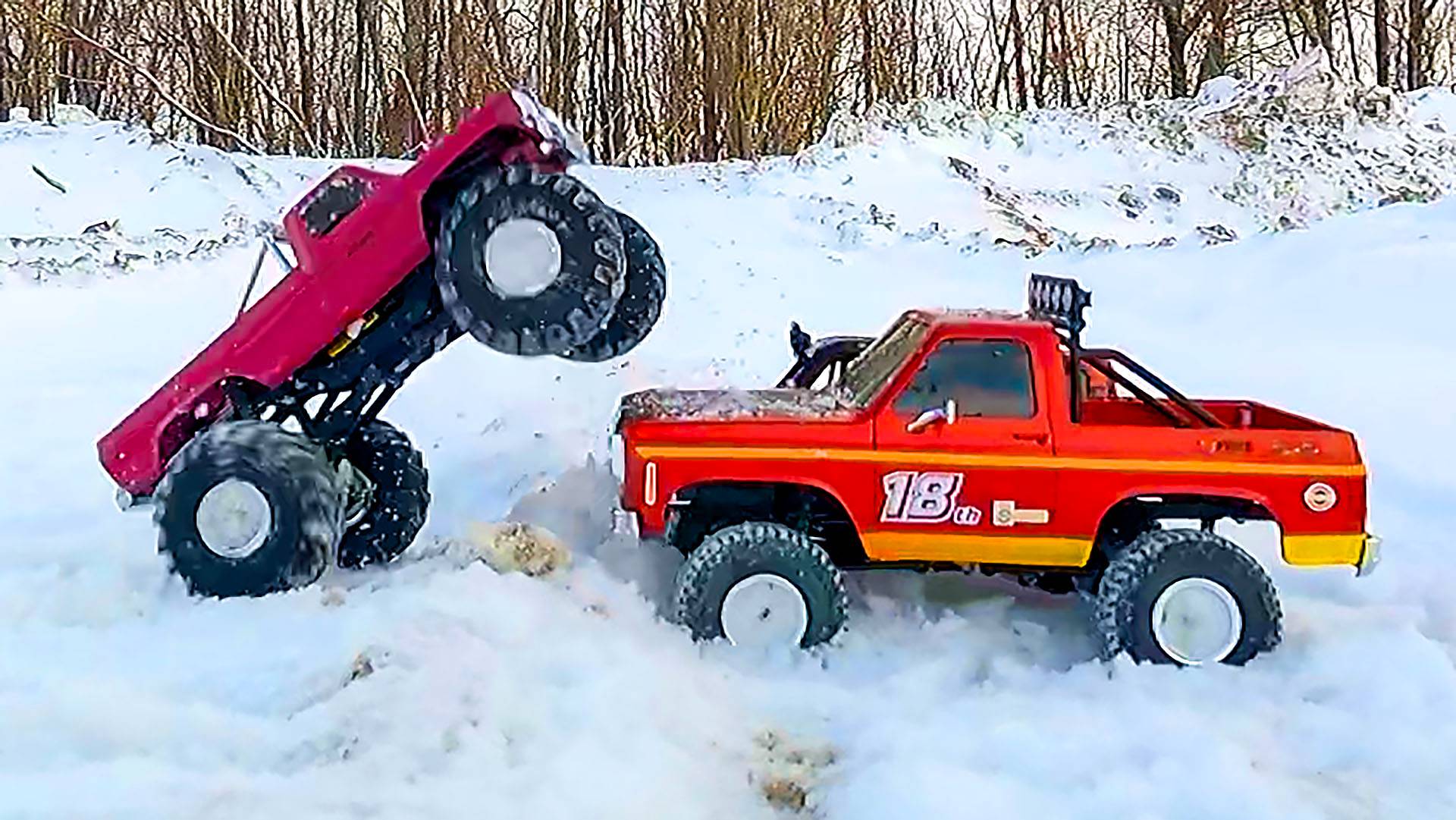 RC Машина Meus Racing против FMS ЭПИЧНОЕ Сражение на Снегу и Льду! 💪❄️