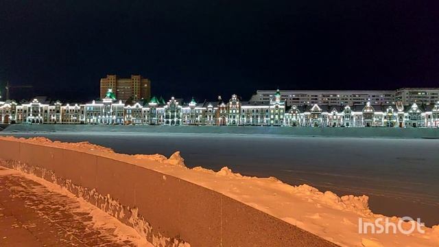 Набережная нашего города зимой