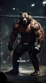 ММА животные как символы стран.