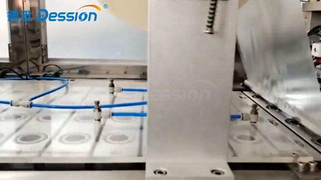 Dession packaging machin one out four roll film coffee capsule machine