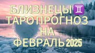 БЛИЗНЕЦЫ ♊️ ТАРО ПРОГНОЗ НА ФЕВРАЛЬ 2025!☃️