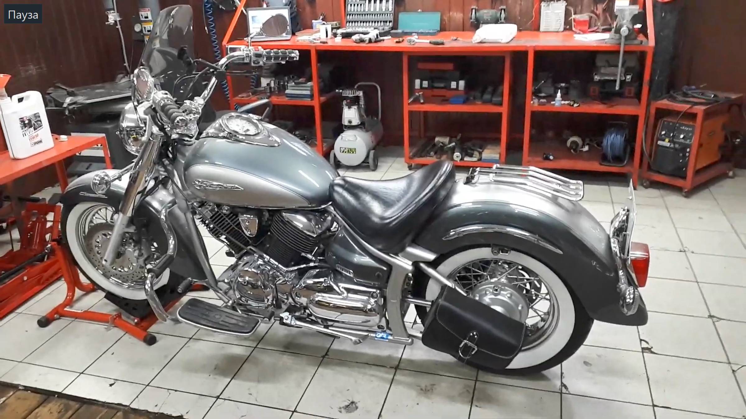 Yamaha XVS1100 Classic '03 - Замена обгонной муфты