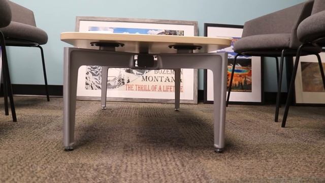 Cona Chairs, Baseline Table, and Umami Lounge Benches | Outfitting The Wilson Hall Waiting Area