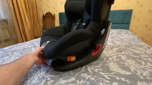 Автокресло группа 1 (9-18 кг) Britax Roemer King II LS, Cool Flow Blue black series