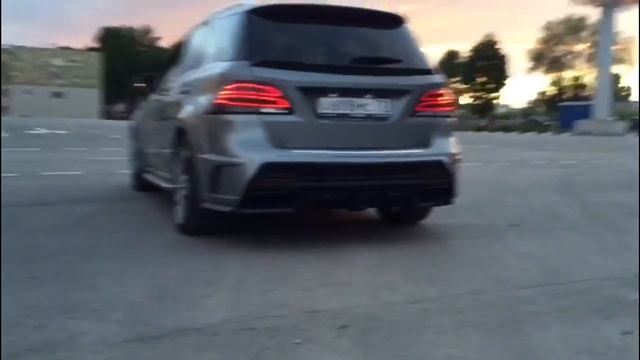 Custom exhaust for MB GLE by renegade design