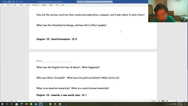 AP Euro Midterm Review