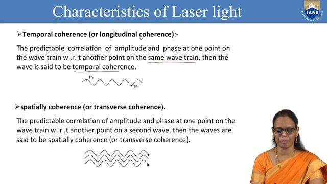 Introduction to Laser Characteristics of Lasers, Spontaneous and Stimulated Emission by Ms. S Sujan