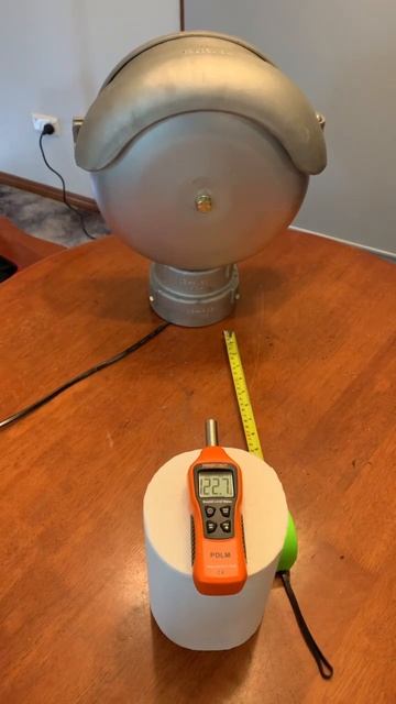 Western Cullen Hayes WCH Mechanical Bell Decibel Test
