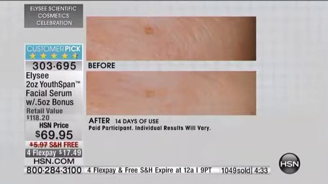 Elysee YouthSpan Facial Serum with Bonus