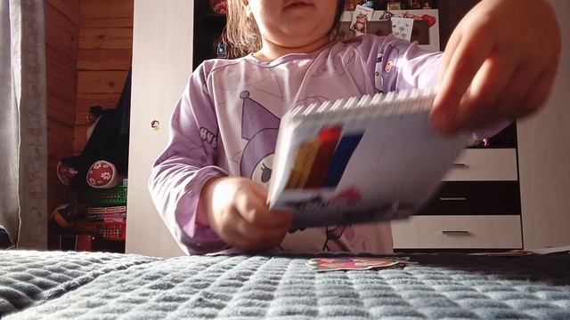 распаковка бумажных сюрпризов 😚❤️