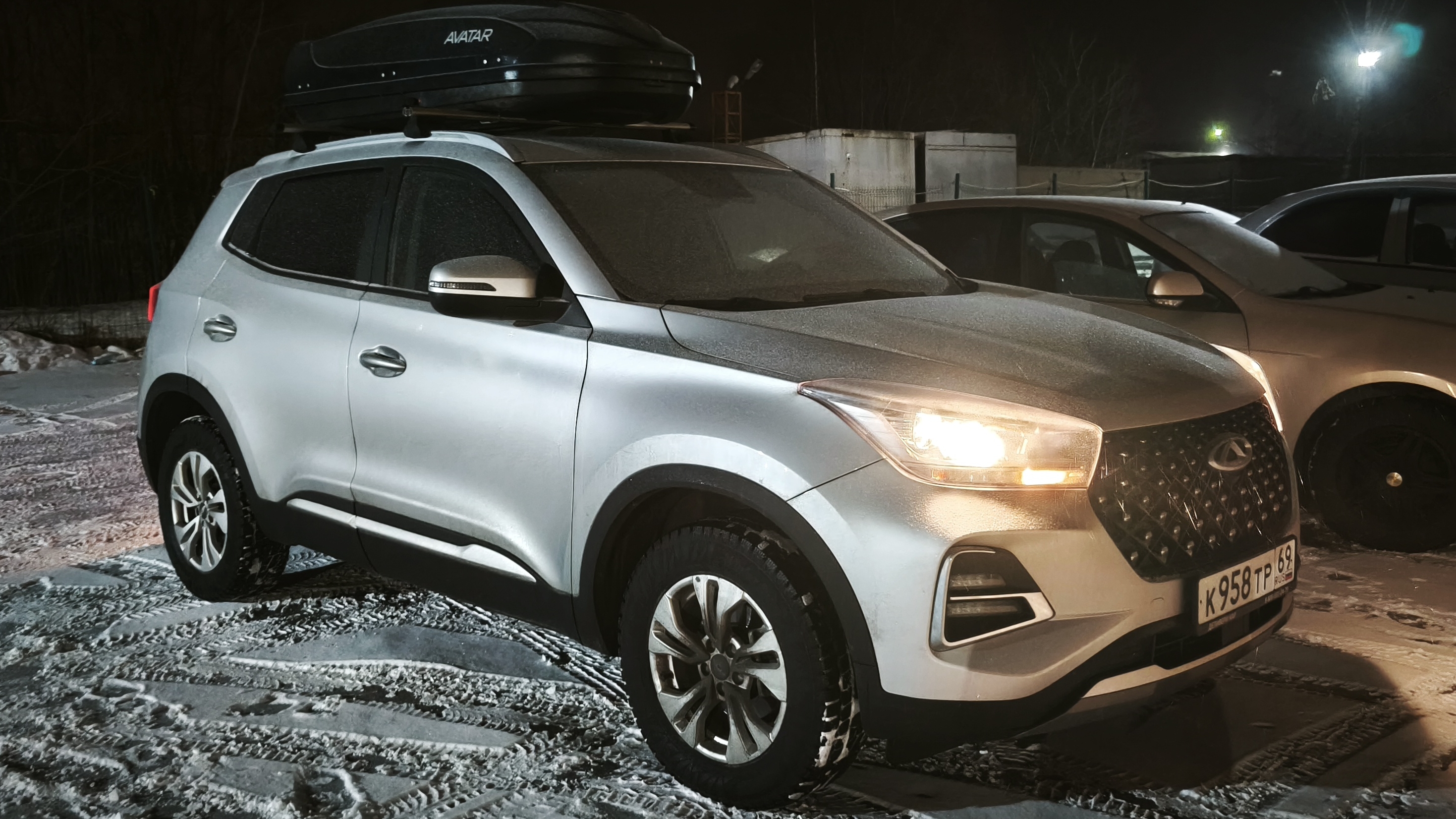 Автобокс на крышу автомобиля. Chery Tiggo 4 Pro