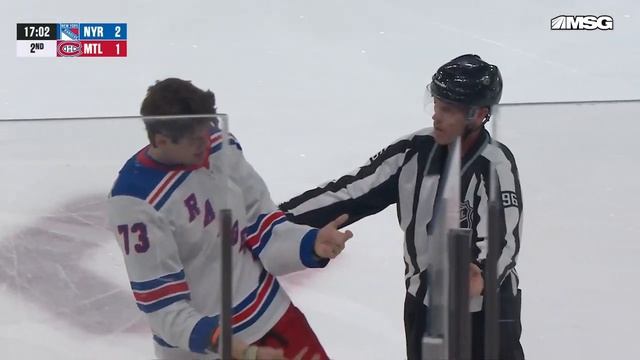 Canadiens' Arber Xhekaj And Rangers' Matt Rempe Exchange Massive Blows In Heavyweight Tilt