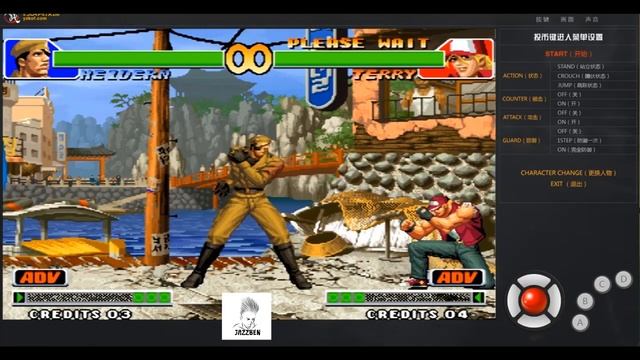 【KOF 98】  ★Heidern Hard Combo★ With Stick Movement