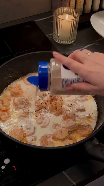 Паста с креветками 🦐