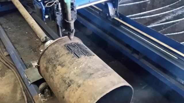 Изготовление банной печи гарант, резка технологических отверстий на топке