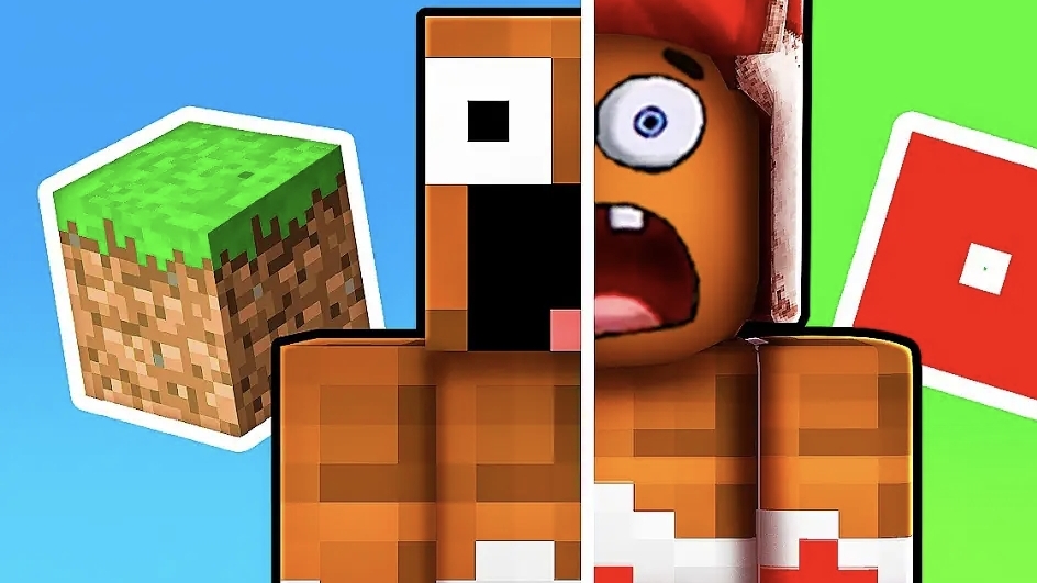 Мой Друг СОЕДИНИЛ 2 ИГРЫ: Minecraft и Roblox