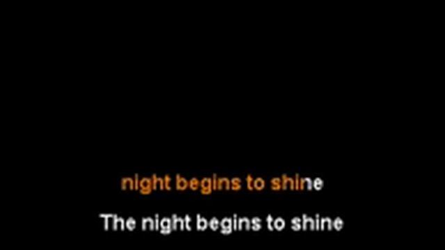 B.E.R. - The Night Begins to Shine (karaoke)