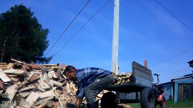 ЧЕМ ЗАНЯТСЯ ЛЕТОМ. ГОДОВИМ ДРОВА НА ЗИМУ