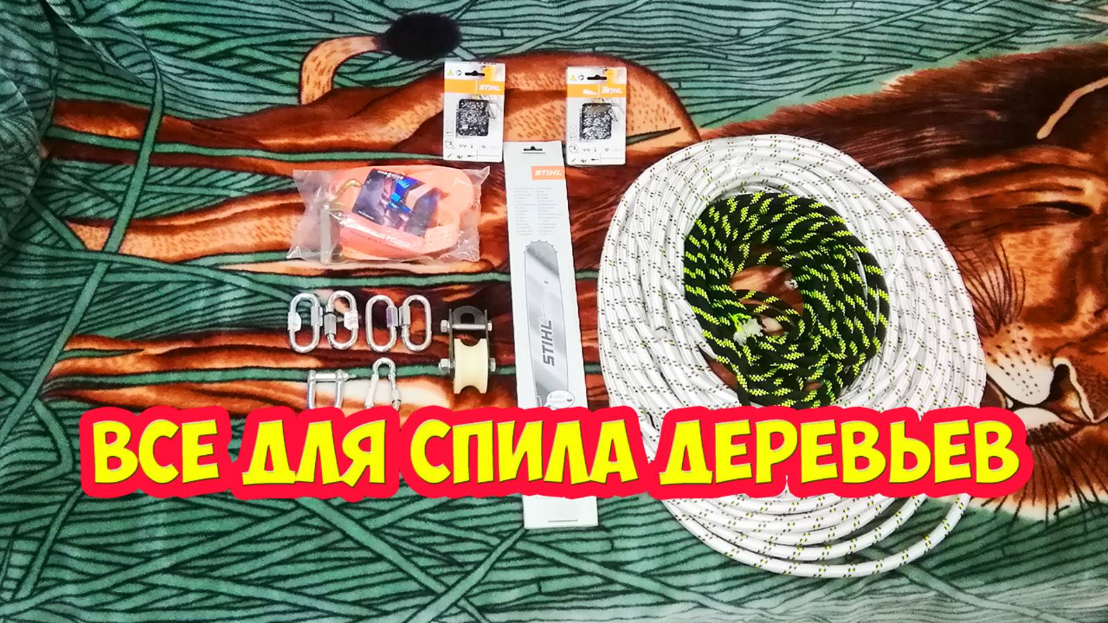 Покупки, всё для спила деревьев