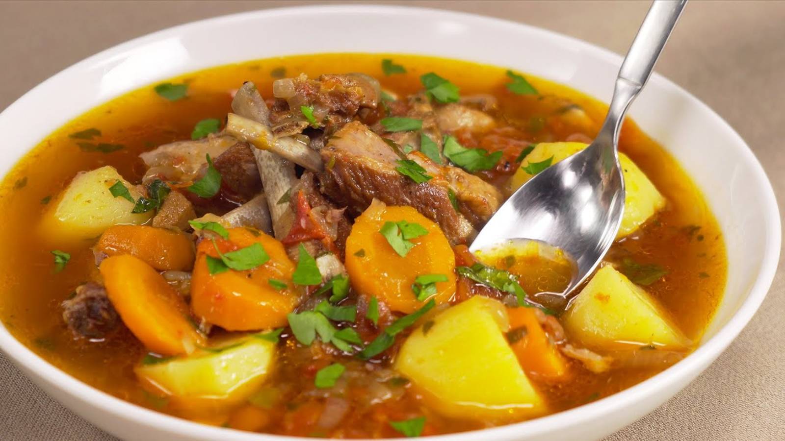 ШУЛЮМ ИЗ БАРАНИНЫ. Неповторимый вкус, спустившийся с Кавказских гор! Рецепт от дяди Гиви