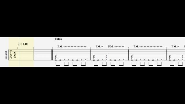 TAB Volbeat - Shotgun Blues (гитарные табы)