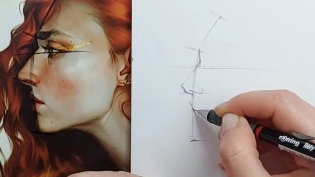 Sketch. Pencil art