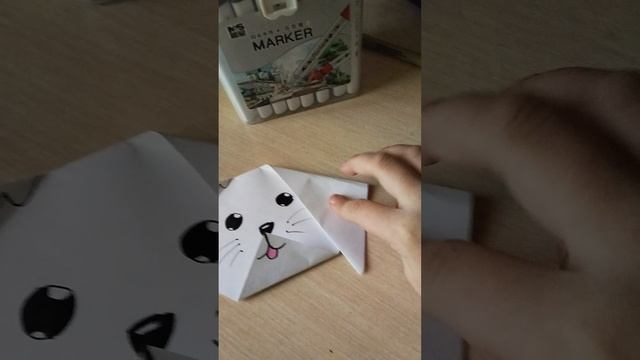 оригами котик 2 часть