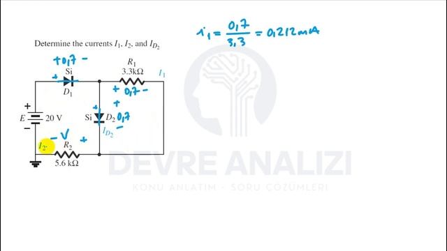 DY3. Diyot uygulamaları çözümlü örnekler