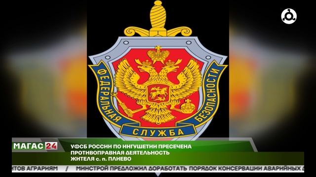 УФСБ России по Ингушетии пресечена противоправная деятельность жителя селения Плиево