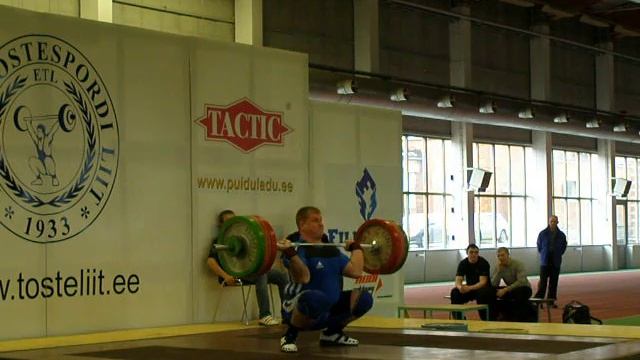 Erik Kuningas Clean & Jerk 147kg (324,1lbs) +105kg weight class