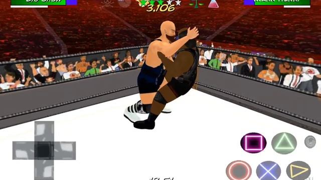 Wrestling revolution 3d mod      Big show vs Mark henry  pelo título universal