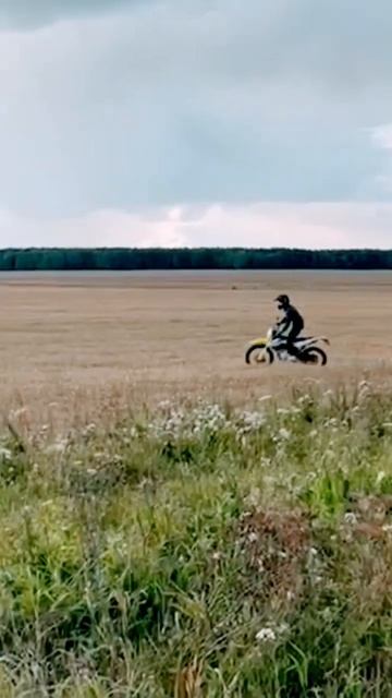 The first ride on the new enduro