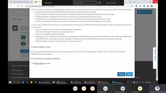 Virtual training on PEPconnect  by MACB