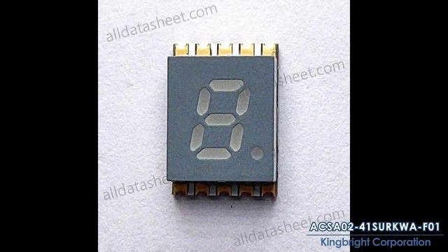 ACSA02-41SURKWA-F01 - Kingbright Corporation : SURFACE MOUNT DISPLAY